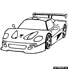 Coloring pages for adults, teenagers and kids. Ferrari F50 Coloring Page Online Coloring