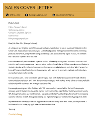 Sales Cover Letter Example, Template & 3 Writing Tips