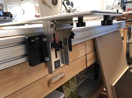 Pivoting Track Saw Guide Rail Brackets In 2020 Rail Bracket Sliding Table Saw Jobsite Table Saw