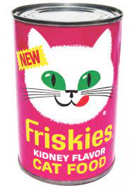 Pleated Back Top Kitten Cartoon Food Animals Cat Food