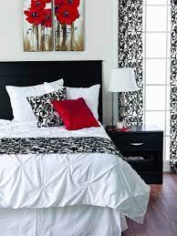 Red black and white bedroom. Pin By Correna Hernandez On For The Home White Bedroom Decor Red Bedroom Design Bedroom Red