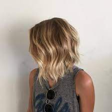 Honey Blonde Balayage Bob Thin Hair Haircuts Long Thin Hair Bob Haircut For Fine Hair