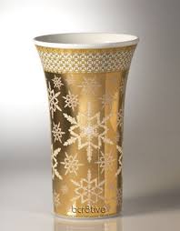 Versace Home Collection Gold Decor Gold Vases Christmas Vases