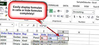 A Kepletek Megjelenitese A Cellakban Es A Kepletek Elrejtese Teljesen Az Excel 2013 Programban Nyomja Meg 2021