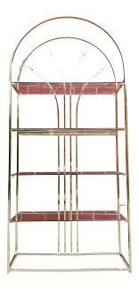 Restorers antique brass shelf bracket. Vintage Mid Century Arched Brass Etagere Shelving Vintage Mid Century Styles Of Decor Mid Century