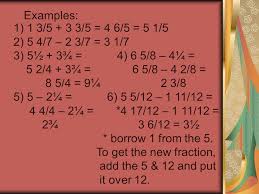 Check spelling or type a new query. Notes 3 4 Adding And Subtracting Mixed Numbers Use The Following Steps To Add And Subtract Mixed Numbers Add Or Subtract The Fractions Add Or Subtract Ppt Download