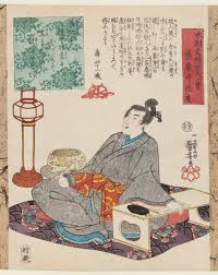 utagawa kuniyoshi satsuma no kami tadanori from the series one hundred poets from the literary heroes of our country honcho bun yu hyakunin is 歌川国芳 百人一首 浮世絵