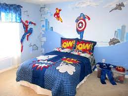 Super Hero Wall Mural Theme Boys Kids Room Marvel Bedroom Superhero Theme Bedroom Batman Bedroom Decor