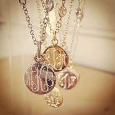 truly timeless sparkle and shine the blair monogram necklace by swellcaroline com monogram monogram necklace jewelry monogram