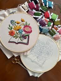 Move beyond framing embroidery in a hoop and learn new ways to use embroidery in your closet, decor, and for gifts. Modern Beginner Embroidery Patterns That Are Free Crewel Ghoul