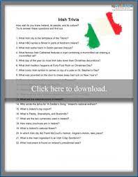 Community contributor can you beat your friends at this quiz? Printable Irish Trivia Lovetoknow