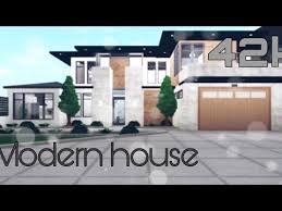 Pin on bloxburg and playtubepk ultimate video sharing website. Roblox Bloxburg 42k Modern House Youtube Modern House Modern Bloxburg House Roblox Houses
