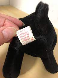 Luke Beanie Baby Ty Beanie Baby Black Lab Luke With Errors Etsy