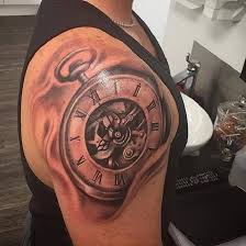 While designs involving nothing but a pocket watch look awesome, you could also consider combining the pocket watch with other elements for a more. Top 30 Clock Tattoos Popular Clock Tattoo Designs Ideas