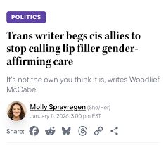 Trans writer argues lip filler is not gender-affirming care - Facebook
