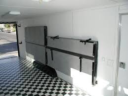 Toy Hauler Bed Couch Up Diy Travel Trailer Cargo Trailer Camper Toy Hauler Trailers