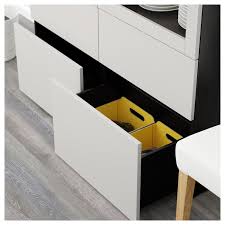 Besta Vitrine Schwarzbraun Lappviken Klarglas H Grau Hier Erhaltlich Ikea Osterreich Glass Door Adjustable Shelving Ikea