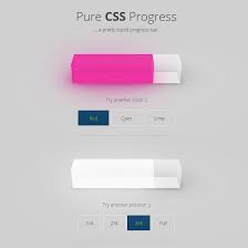 pure css progress e liquids web design tips web design