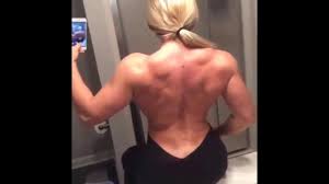 Upper and lower back pain relief exercises. Female Bodybuilder How To Get A Stronger Lower Back Youtube