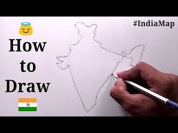 How To Draw Map Of India Step By Step Tutorial For Beginners