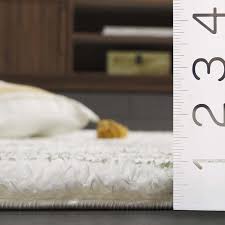 Safavieh Tahoe Kuzman Striped Shag Area Rug, Ivory/Green, 6'7 inch x 6'7 inch Square