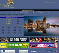 Hari Tanggal Selasa 08 01 2019 Result Venetian Macao Lottery 1746 Hidup Tanggal Minggu