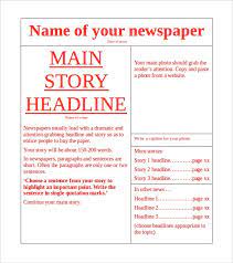 Check out these sample newspaper templates for birthdays and get some awesome ideas. 18 News Paper Templates Word Pdf Psd Ppt Free Premium Templates