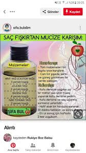 Sac Cikartan Karisim Serum Sac Cilt Bakimi