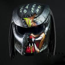 The Predator Helmet Monster 3d Paint Dot Ece Certified In 2020 Predator Helmet Helmet Motorcycle Helmets