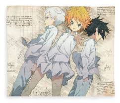 Esta sección es exclusivamente para imágenes de la ship ray x anna del manga/anime the promised neverland o yakusoku no neverland. Emma Ray Norman Artwork Fleece Blanket For Sale By Big Mart