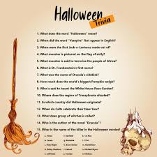 Florida maine shares a border only with new hamp. 10 Best Free Printable Halloween Trivia Printablee Com