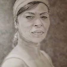 Ebony Drawing by George Rivera