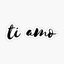 Watch online free series ti amo sweetheart 100 hari season 1 full episodes. Ti Amo Stickers Redbubble