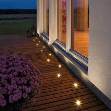 mini led bodeneinbaustrahler 6er set flach deck lighting step lighting floor spotlights