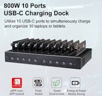 OEM 800W 10 Ports USB-C Charging Dock,800W 10 Ports USB-C ...