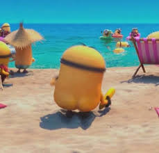 On The Beach 0 Minions Funny Minions Love Cute Minions