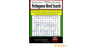 Even when talking to the other people; Portuguese Word Search Bilingual English Portuguese Reproducible Worksheets With Food Numbers Body Parts Colors Months Shapes And Feelings Use Portuguese Word Search Puzzle Band 1 Sagan Frank Amazon De Bucher
