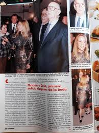 Camilo josé cela, premio nobel de literatura, de 74 años contrajo matrimonio civil el pasado domingo con la periodista marina castaño, en una sigilosa y secreta ceremonia que se celebró en la finca de el espinar (guadalajara), con asistencia de unas 50 personas y en la que no hubo cámaras. Camilo Jose Cela Marina Castano Buy Other Modern Magazines And Newspapers At Todocoleccion 157890742