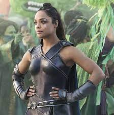 Thor has a depowered mjolnir, which is basically his hammer, but without the magical powers or properties. In Praise Of Tessa Thompson In Thor Ragnarok