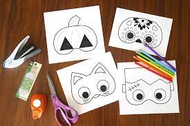 There are four halloween mask designs which you can download at the end of this post. Free Printable Halloween Masks For All Ages