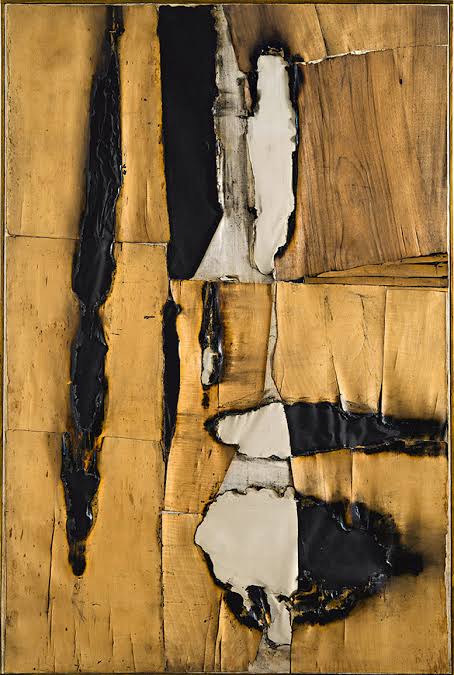 Work by Alberto Burri