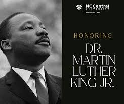 Honoring Dr. Martin Luther King Jr.'s dream of equality, justice, and  peace. May his life and legacy inspire us all to keep moving forward.  #MLKDay #WeekendOfService #NCCULaw