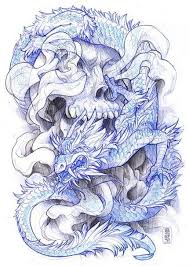 Skull And Dragon Tattoo Design Tattoo Tattoos Ink Tatuajes Dragones Tatuajes Geniales Dibujos