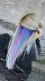 Pink And Purple Peekaboo Highlights