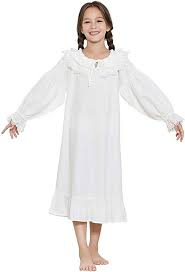 Amazon Com Orcite Girls Toddler Nightgowns Cotton Flannel Long Sleeve Winter Fall Night Gown 2t 12 Years Prince Girls Nightgown Night Gown Toddler Nightgown