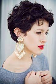 Short Pixie Haircuts For Thick Hair Curly Pixie Hairstyles Curly Pixie Haircuts Thick Hair Styles