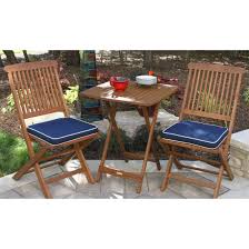 Is the canvas cabana folding bistro set warranty? Folding Wooden Garden Bistro Sets For The Outdoors Reviews Outdoor Patio Bistro Sets