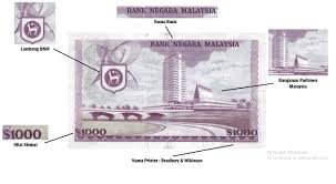 Ringgit atau dolar malaysia (m$). Duit Kertas Siri Pertama Malaysia Warisan Numismatic House