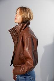 Pin By Sofi Muner On New Arrivals Bomber Jacket Women Bomber Jacket Outfit Faux Leather Bomber Jacket