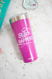 Just like the designbundles.net, creative fabrica has. Diy Sewing Tumbler Tutorial With Free Svg File Sweet Red Poppy